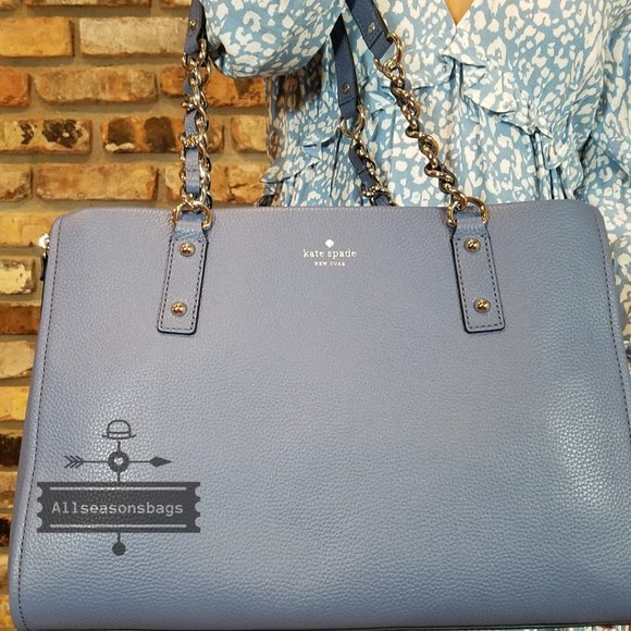 Kate Spade Andee Cobble Hill Blueberry Cobbler New - Picture 10 of 15